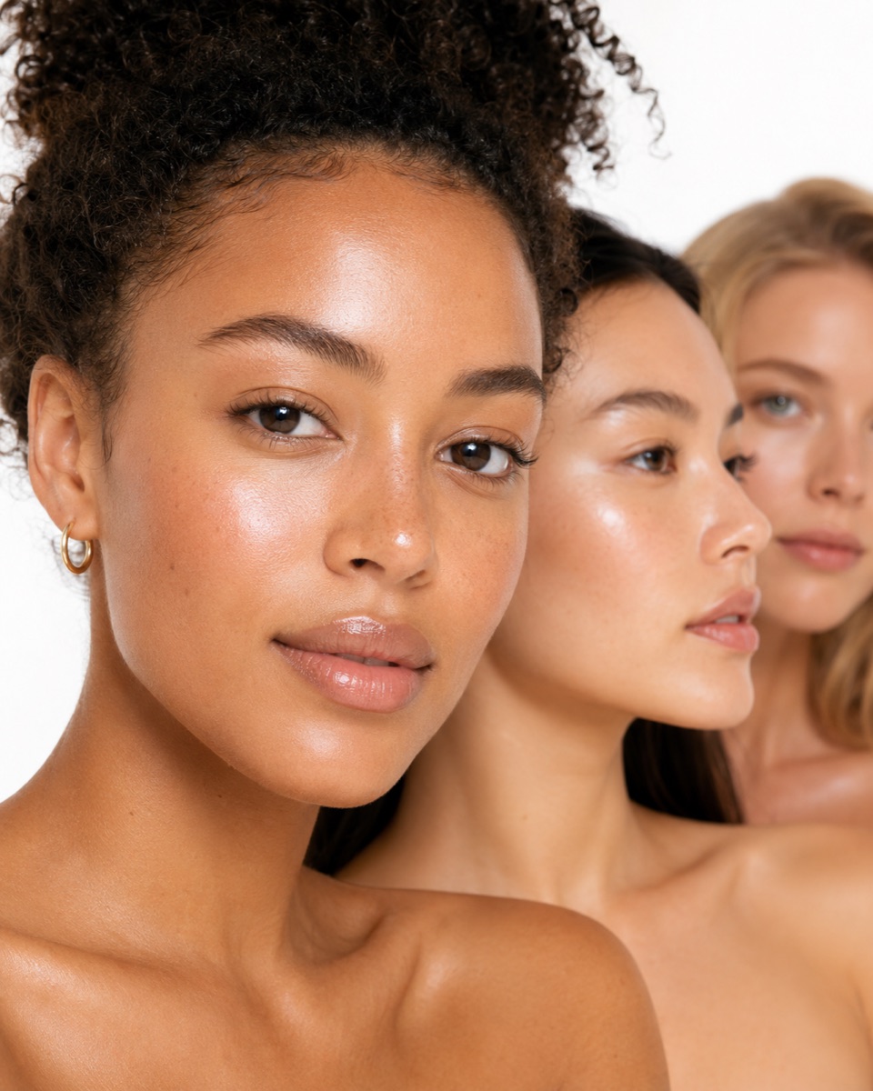 People glowing with health and hydration