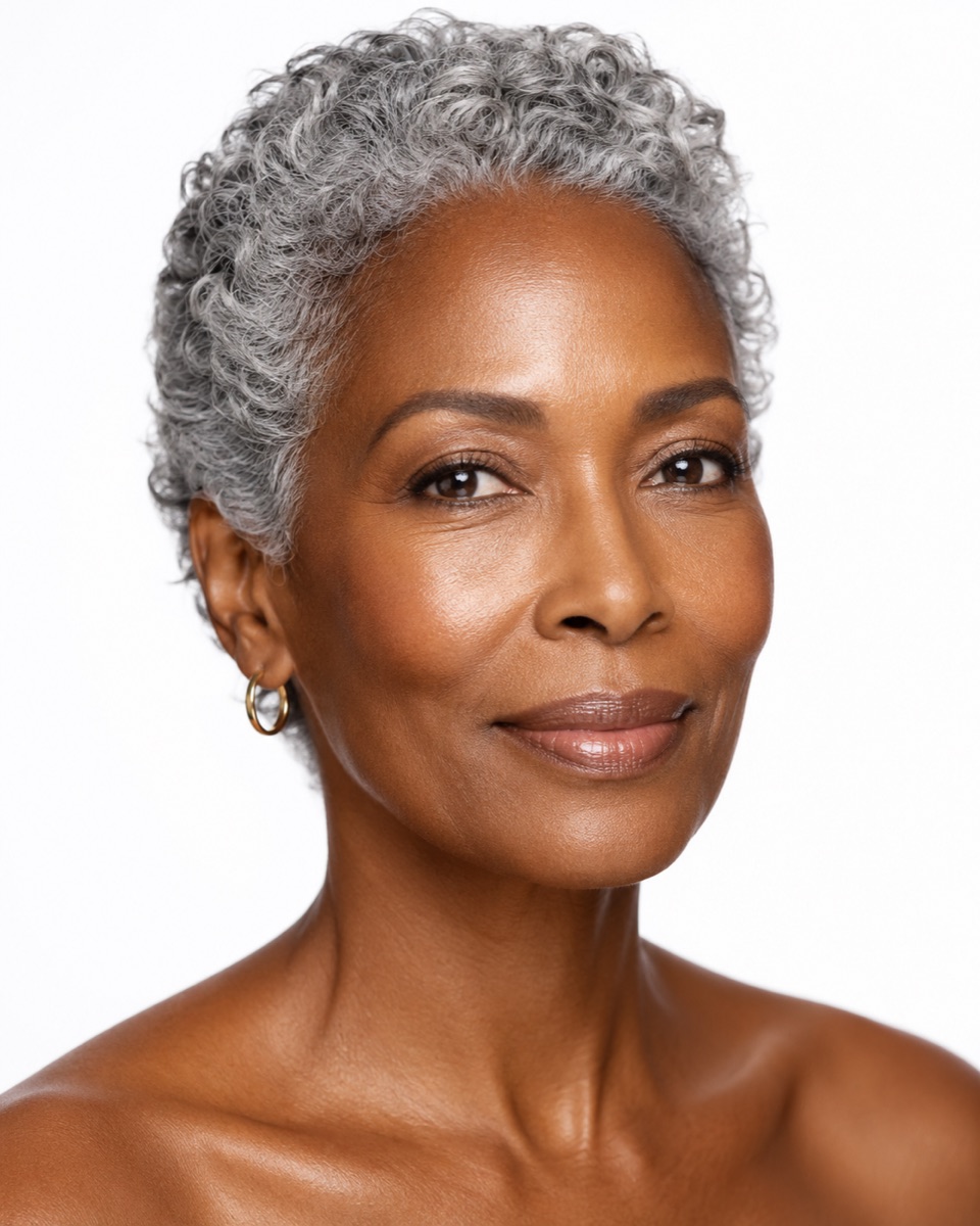 A woman glowing with wellness